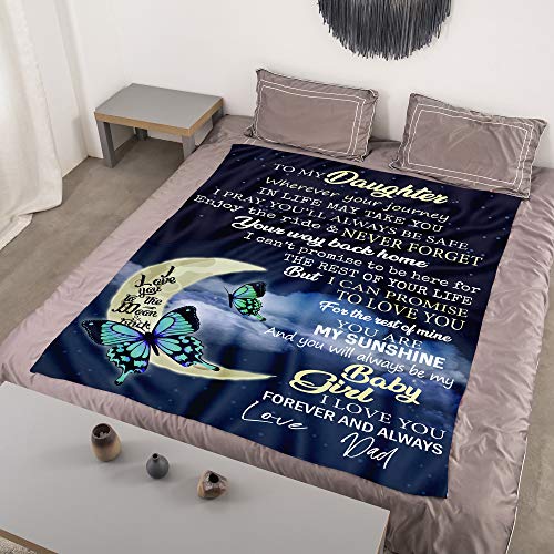 Blanket Gift for Daughter from Dad