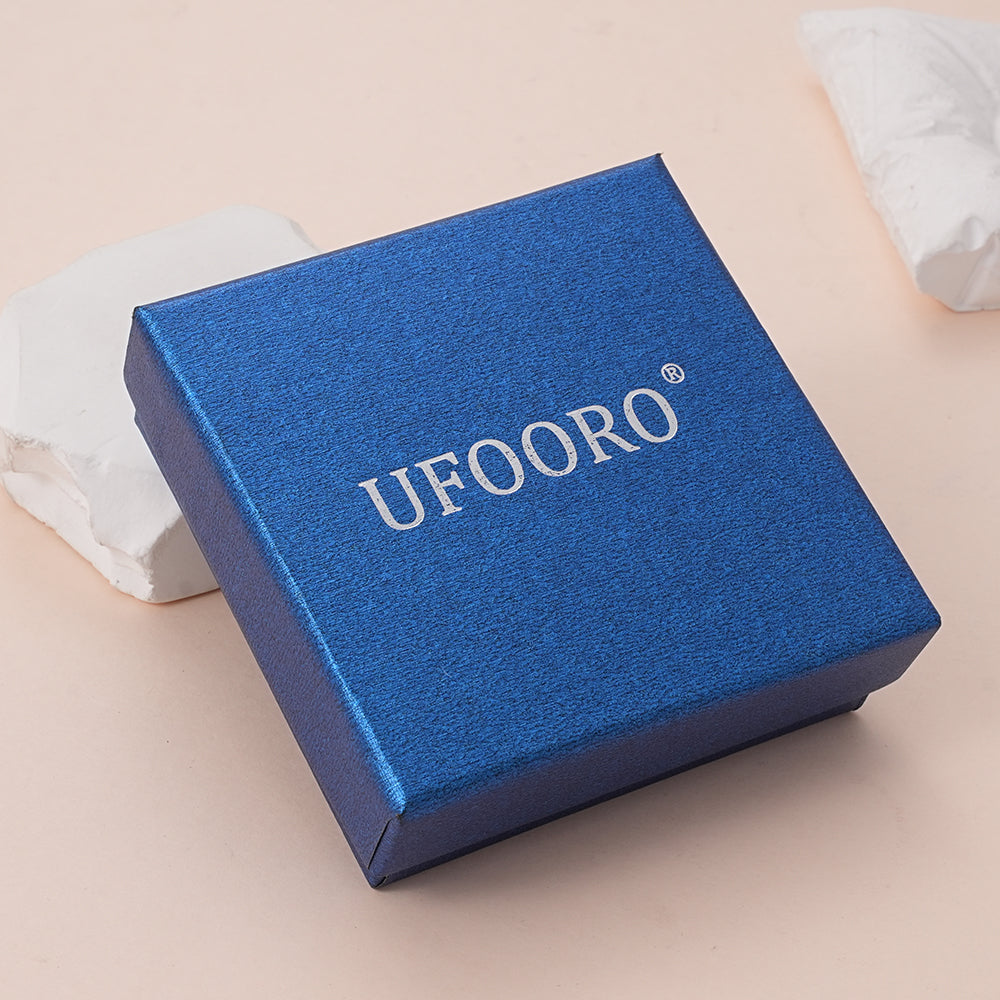 UFOORO Jewelry Box Small Portable Case Pouch for Necklace Earrings