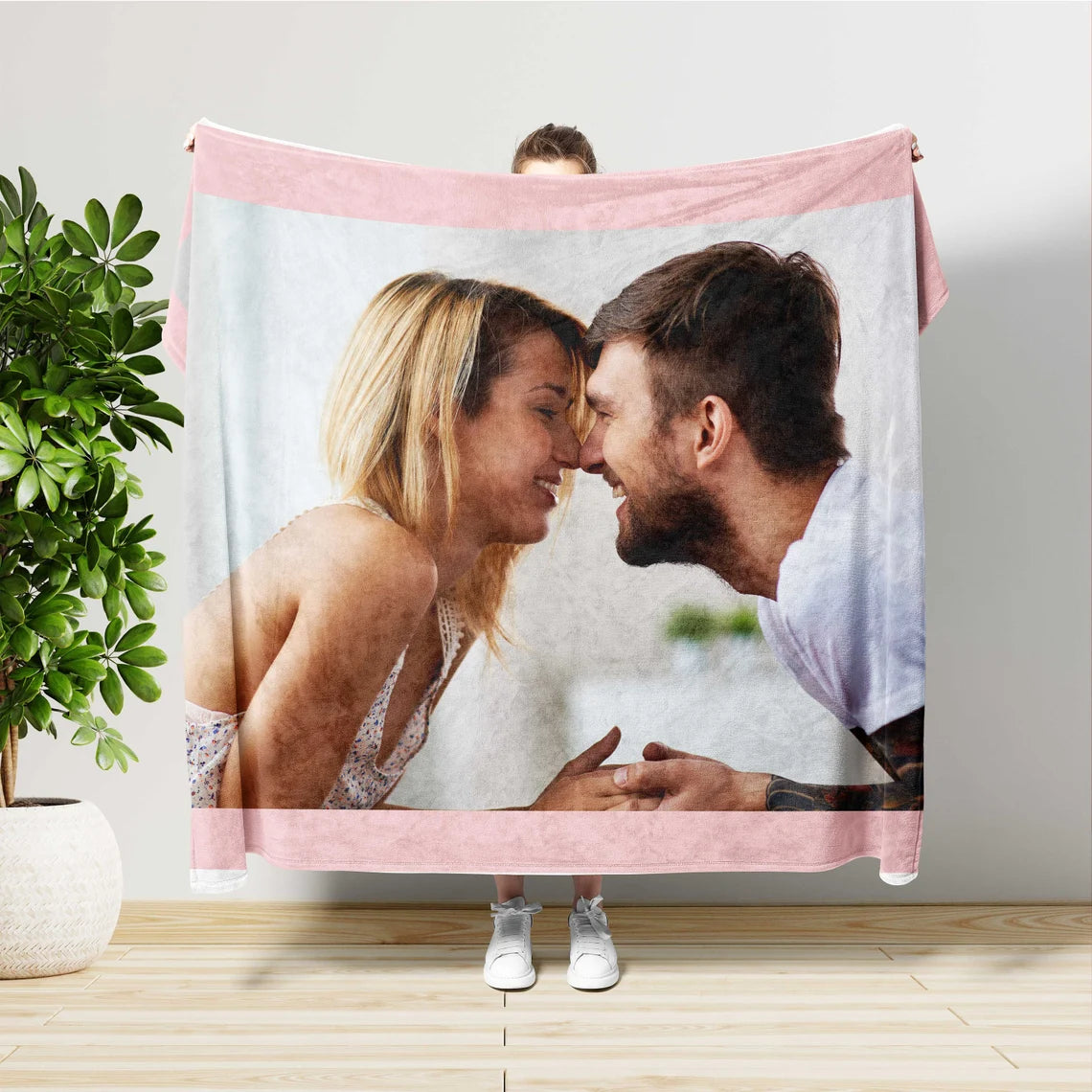 Photo Blanket Personalized,Valentine Home Decor