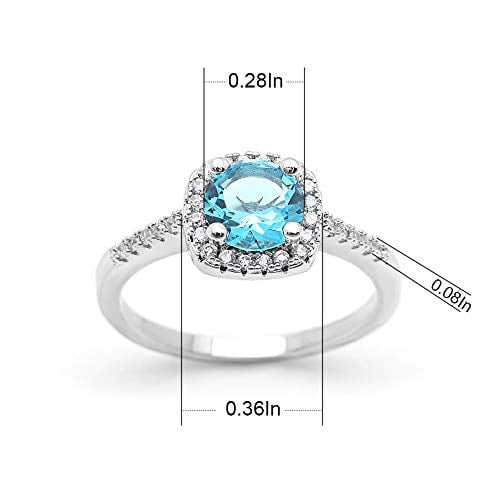 Ring Solitaire Crystal Women's  Rings